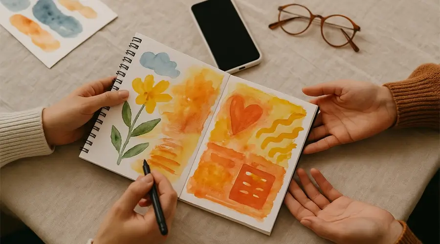 Sharing Your Art Journal (Or Not)
