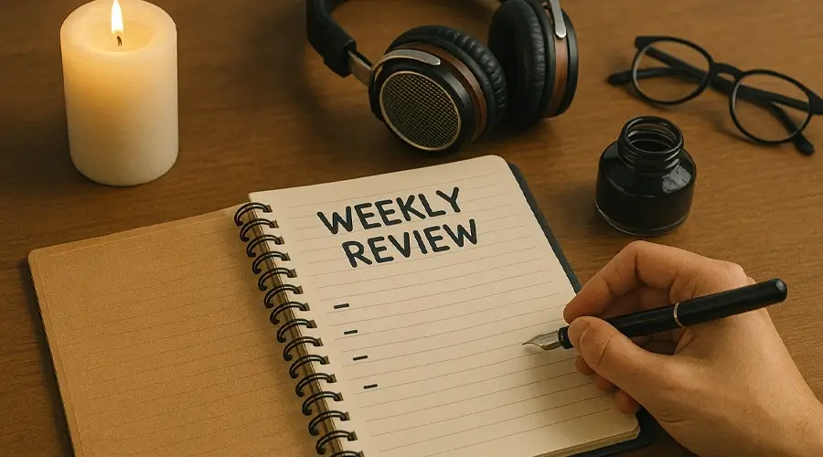 Weekly Review Ritual: Tune Your Life with Ink